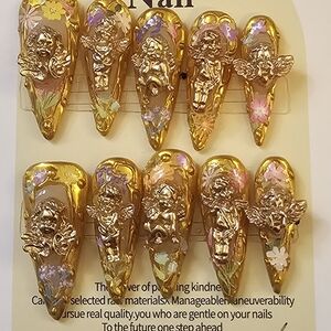 Gold Angelic Nail Art Set